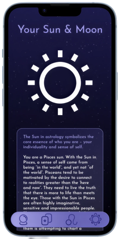 Sun and moon